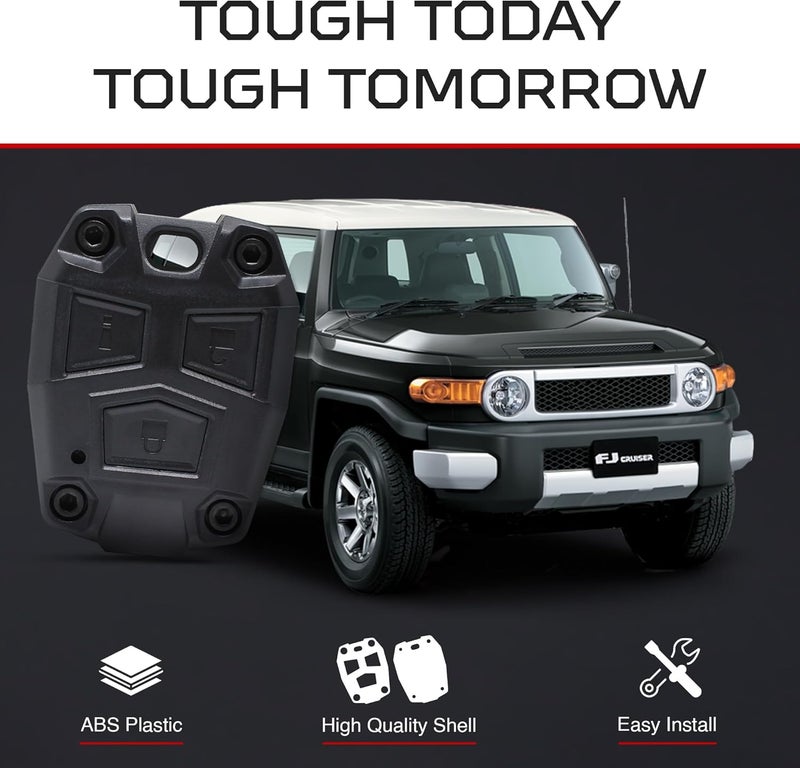 AJT DESIGN مفتاح سيارة من البلاستيك ABS لطراز FJ Cruiser (2008-2014) - Image 3