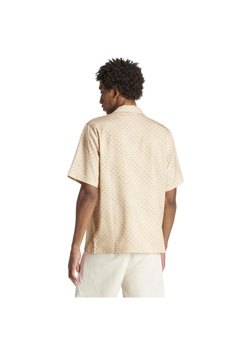 اديداس adidas MONO SATIN SHIR Pink Originals Men OTHER SHIRTS