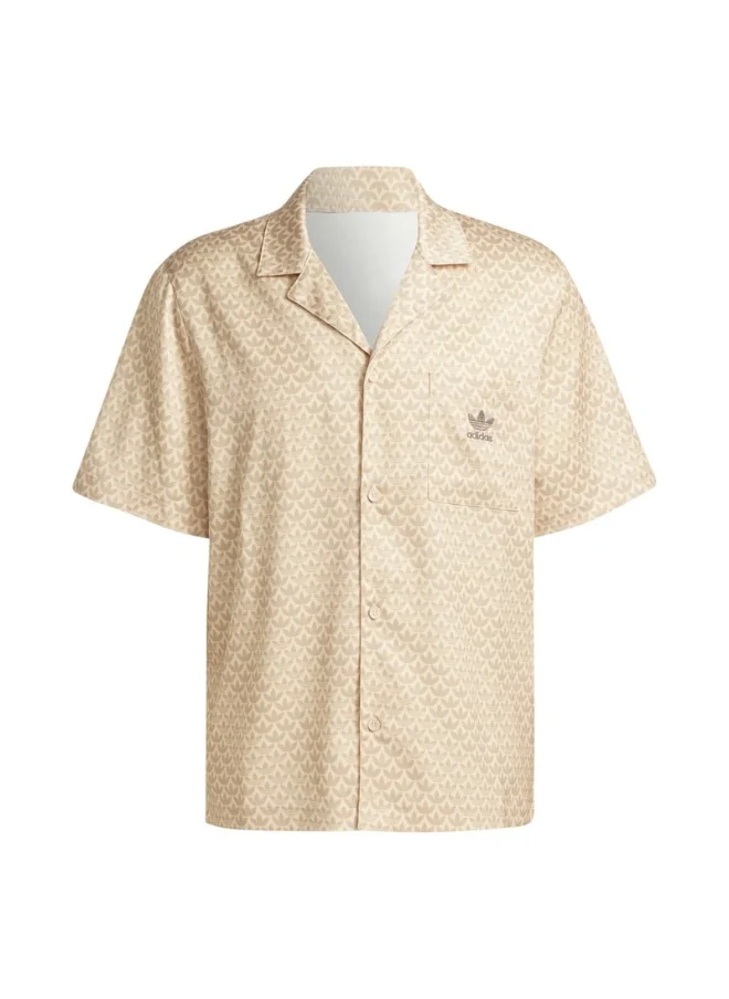 اديداس adidas MONO SATIN SHIR Pink Originals Men OTHER SHIRTS