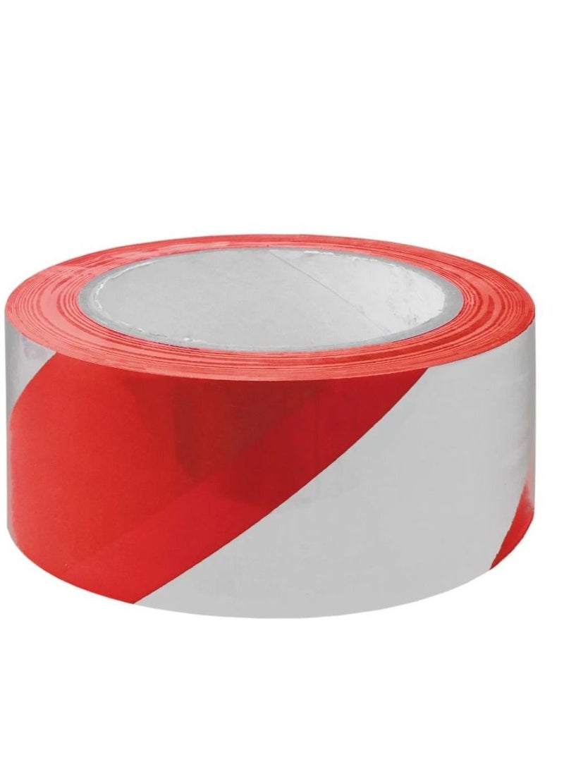 Jsafe Caution Safety Warning Tape Double Side Red/White
