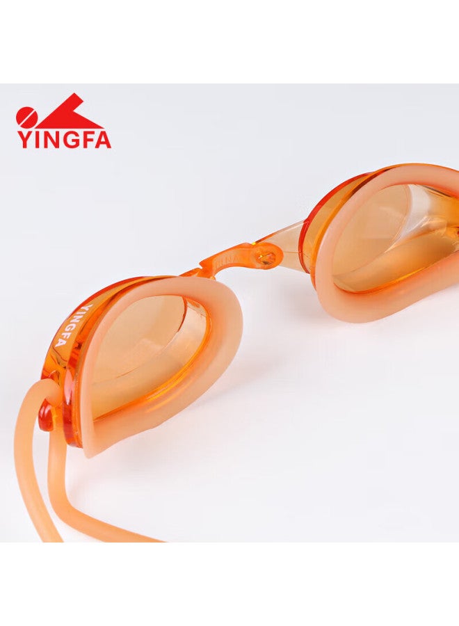 Yingfa Swimming Goggles, High-definition Anti-fog, Racing Compeion Training, Small Frame, For Students, Men And Women, Swimming Gl, Y570af, Orange - Image 4