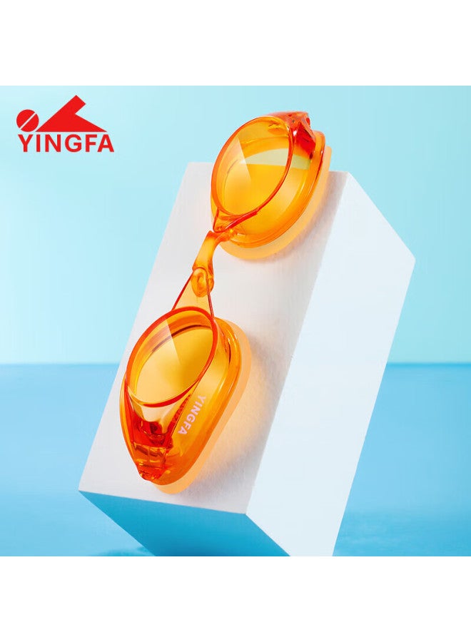 Yingfa Swimming Goggles, High-definition Anti-fog, Racing Compeion Training, Small Frame, For Students, Men And Women, Swimming Gl, Y570af, Orange - Image 2