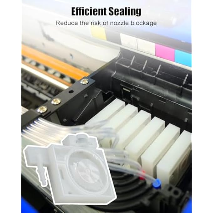 PRINTER INK DAMPER FIT FOR E-PSON R1390 L1800 L1400 R2000 R2400 L1300 T50 L805 DTF PRINTER, CARTRIDGE ACCESSORIES DUMPER, 4 PCS - Image 3