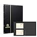MUDOR Stamp Collecting Album 2 Rows Pockets Stockbook for Collectors 10 Sheets Black - Image 3