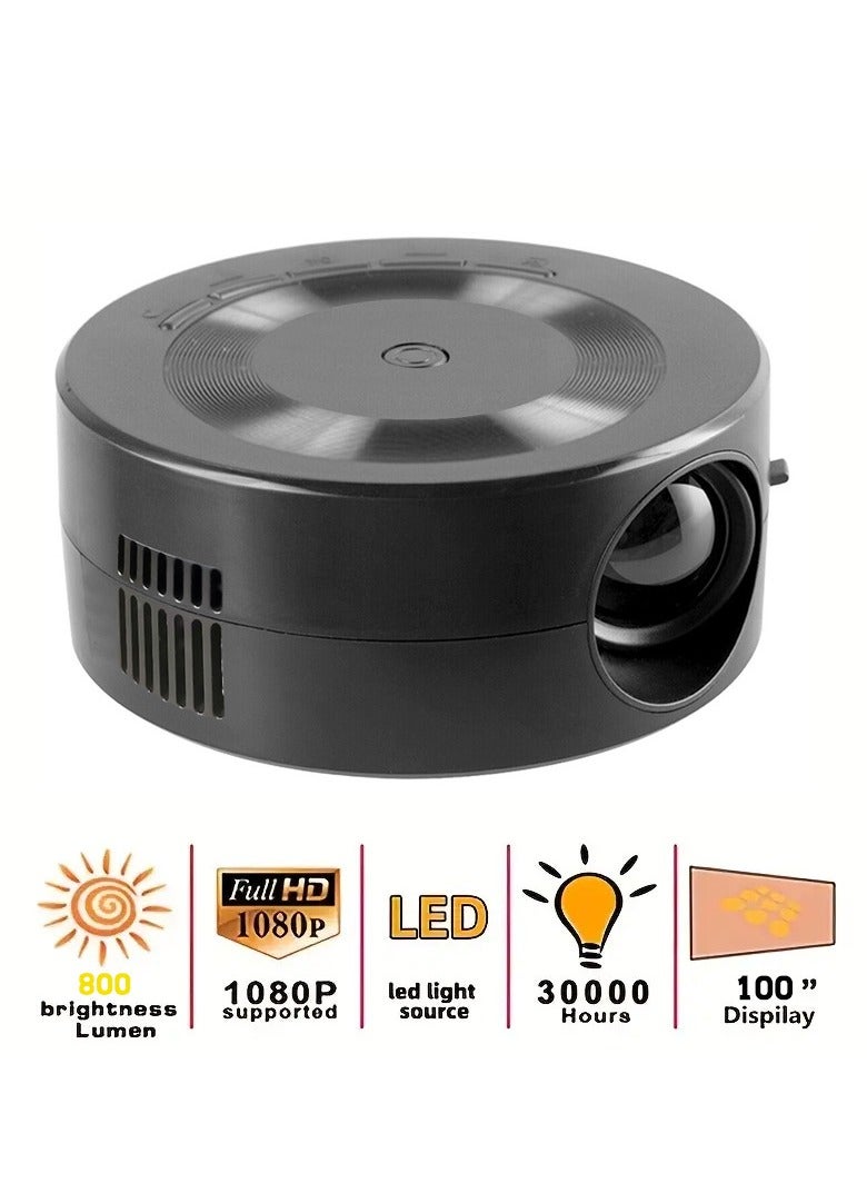 Mini Projector for Phone, Wired Screen Mirroring, Portable Micro Projector, Compact and Lightweight  - Image 2