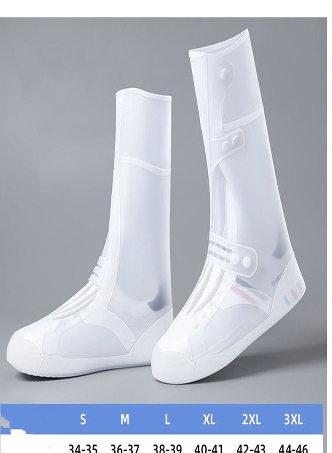 Loquat Children's Super High Rain Boots White  - Image 2