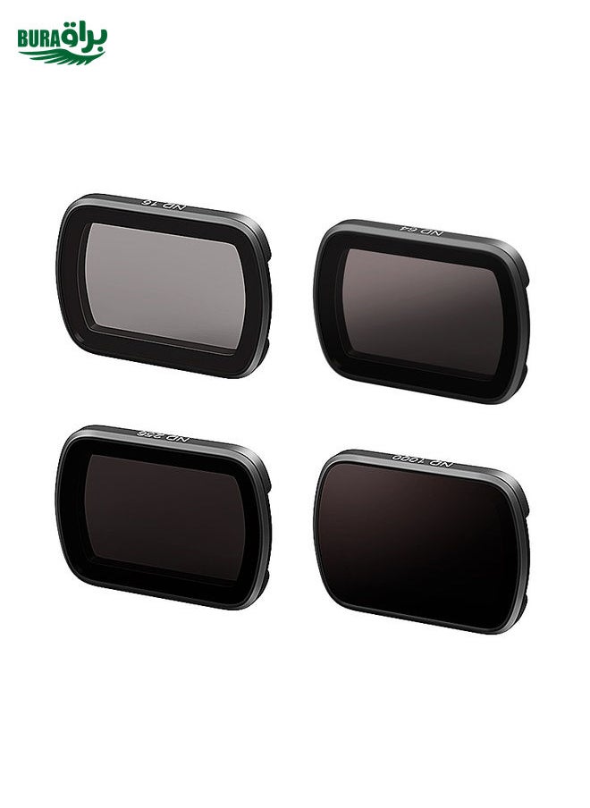 BURAQ For DJI Osmo Pocket 3 aMagisn HD Double Sided Coated Filters Sports Camera Protective Goggles, Style: ND16+ND64+ND256+ND1000  - Image 1