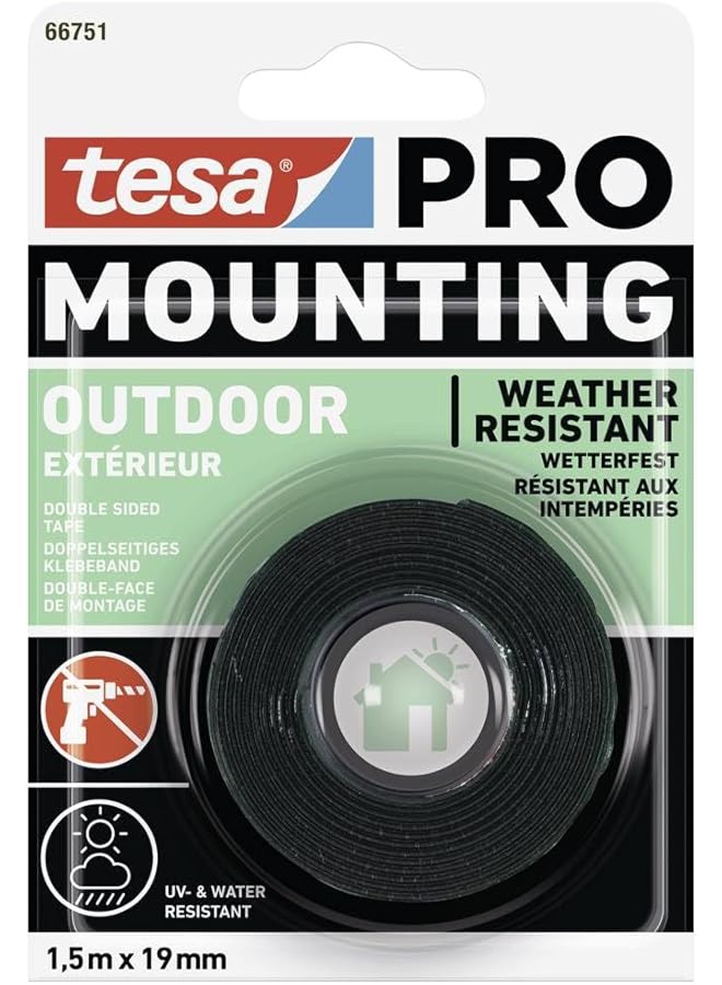 Tesa tesa PRO Mounting Outdoor, Strong and double-sided tape  - Image 1