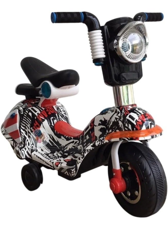 يونايتد دراجة كهربائية أنيقة للأطفال بعمر 3 سنوات فما فوق ذات جودة عالية وتصميم غني 6V4.5AH - Image 2