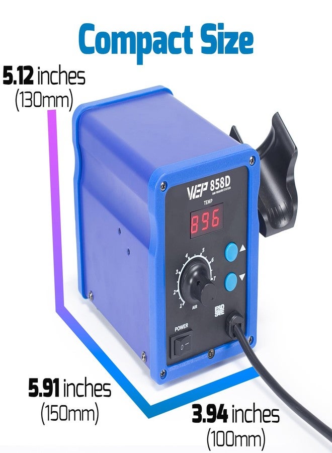 WEP 858D Hot Air Rework Station - Image 3