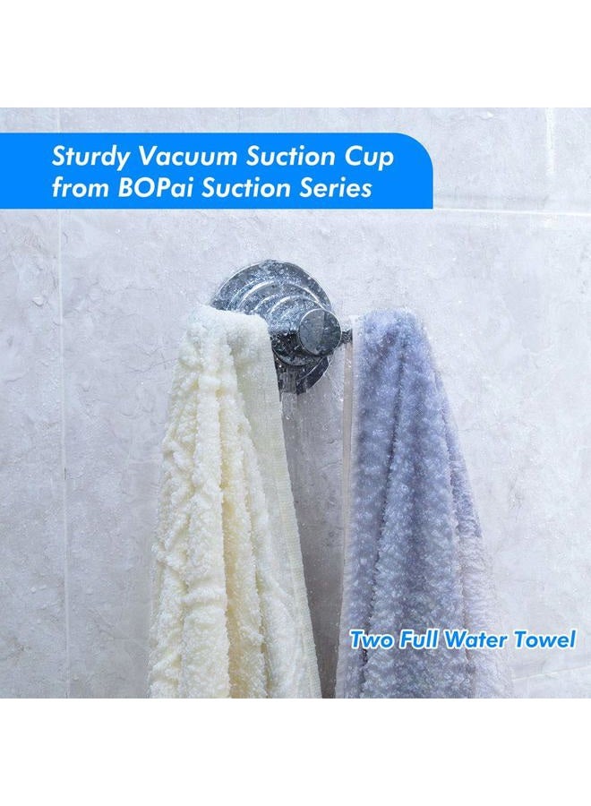 Bopai (Suction Hooks) - Large Suction Cup Sided Hooks - Strong Suction for Holder Towel Bathrobe Washrag Loofah Bag.Premium Chrome - Image 4