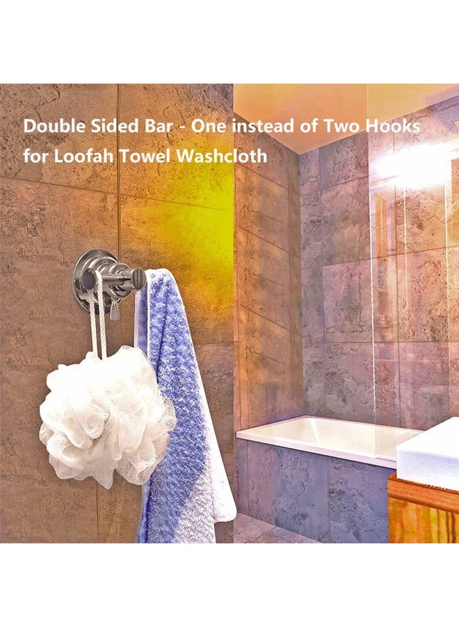 Bopai (Suction Hooks) - Large Suction Cup Sided Hooks - Strong Suction for Holder Towel Bathrobe Washrag Loofah Bag.Premium Chrome - Image 2