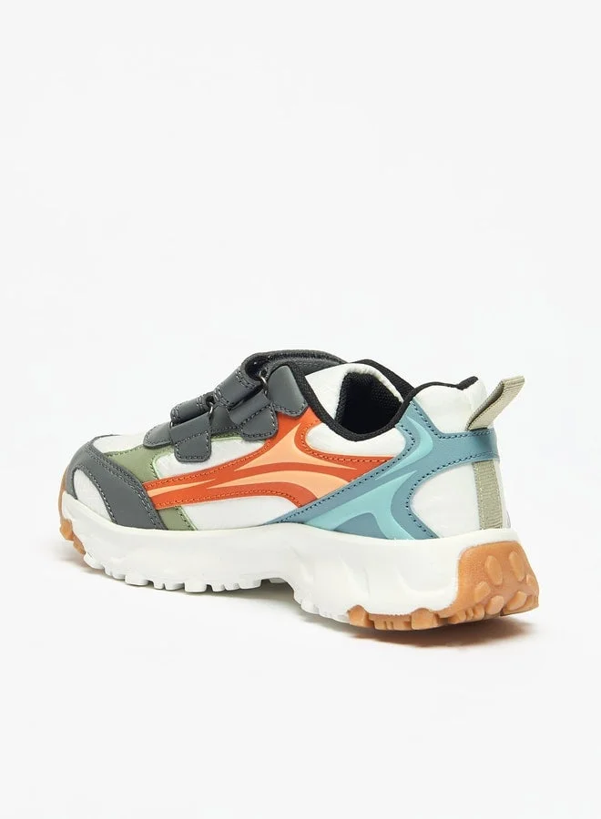 دوتشيني سنيكرز أولاد بألوان متداخلة وإغلاق بشريط لاصق