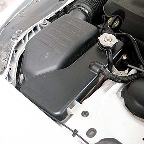 crosselec Black matte Coolant Tank Cover Trim for Dodge Challenger Charger Chrysler 300/300c 2011-2021 - Image 3