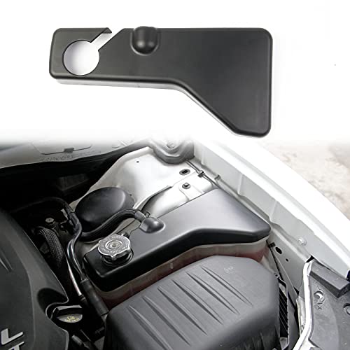 crosselec Black matte Coolant Tank Cover Trim for Dodge Challenger Charger Chrysler 300/300c 2011-2021 - Image 1