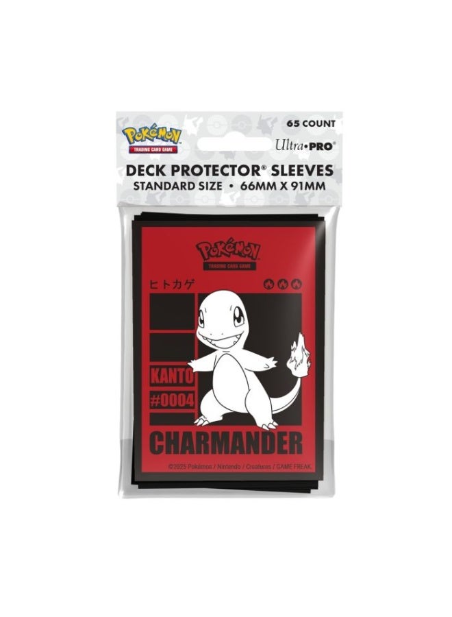 Ultra Pro PokÃ©mon: Charmander 65-Count Deck Protector Sleeves - Image 1