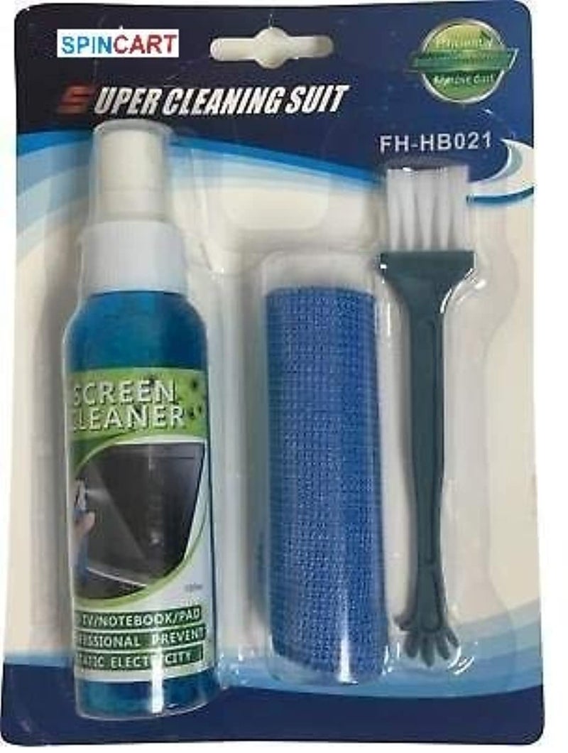 SPIN CART 3 in 1 Screen Cleaning Kit for Laptops, Mobiles, LCD, LED, Computers and TV - Image 2