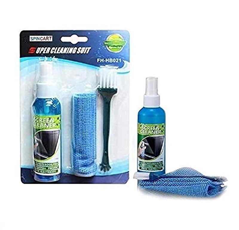 SPIN CART 3 in 1 Screen Cleaning Kit for Laptops, Mobiles, LCD, LED, Computers and TV - Image 1