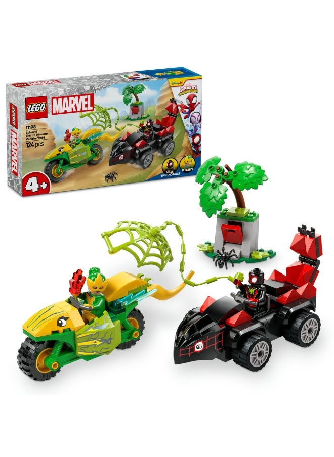 LEGO Spidey Spin And Electro Dinosaur Vehicle Chase 11198 (124) Pieces  - Image 1