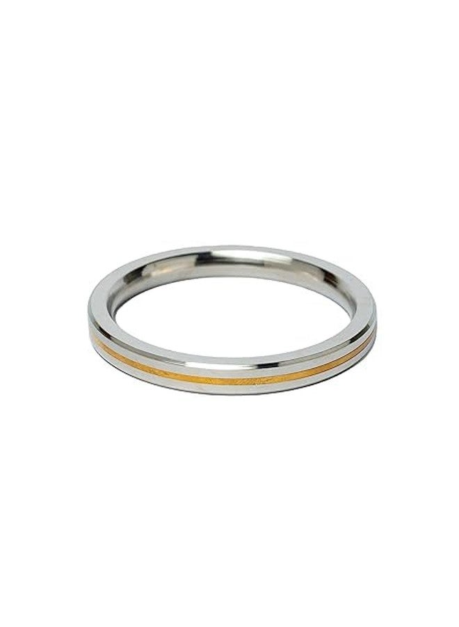 Firstdemand Heavy Stainless Steel Brass 8mm Thickness Flat Punjabi Kada for Men - Image 2