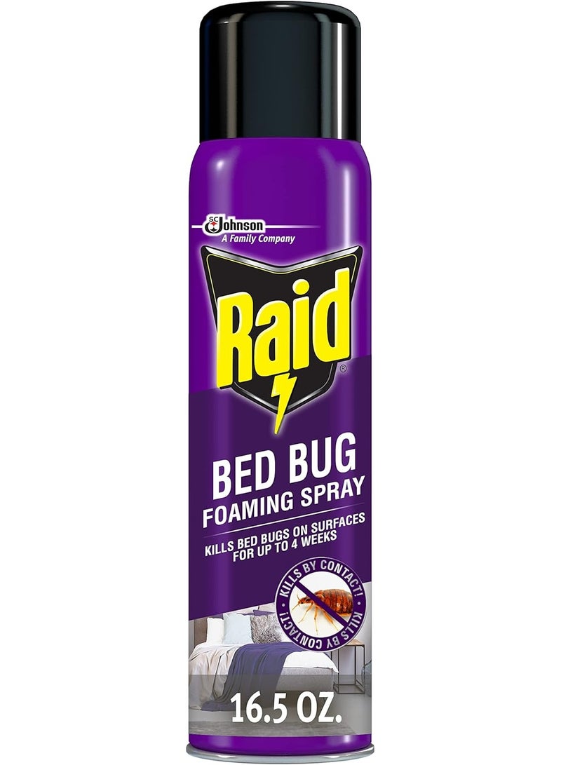 ريد بخاخ رغوي "ريد" (Raid) للقضاء على بق الفراش، 16.5 أونصة (عبوة واحدة) - Image 1