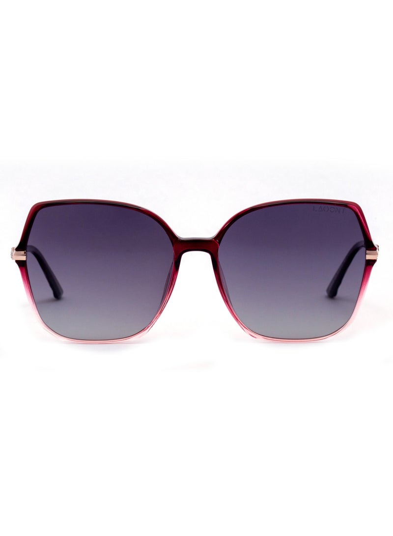 LAOONT Women's Sunglass Polarized Lens Hexagon Frame-Stylish design - Image 2