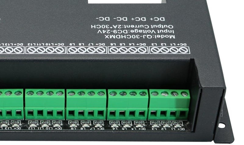 Amki DMX 512 LED Decoder Controller for RGB Tape Strip Light Dimmer Driver (30 Channel)  - Image 2