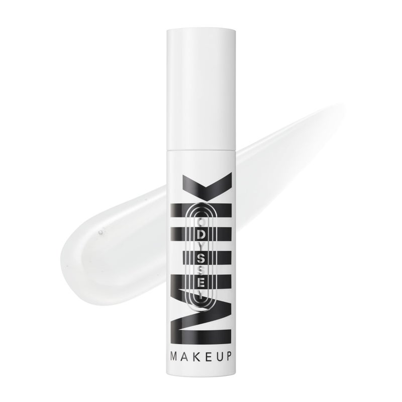 Milk Makeup Odyssey Lip Gloss â€“ Non-Sticky, Hydrating + Sheer-Tinted Gloss with Long-Lasting, High Shine Finish â€“ Vegan Formula Nourishes with Jojoba Oil â€“ Journey (Clear), 0.2oz - Image 1