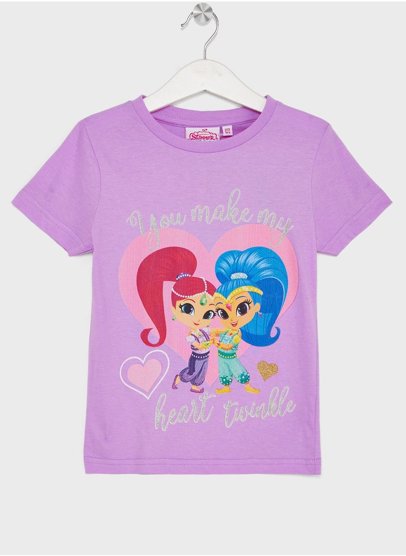 Shimmer & Shine - Girls Tees - Image 1