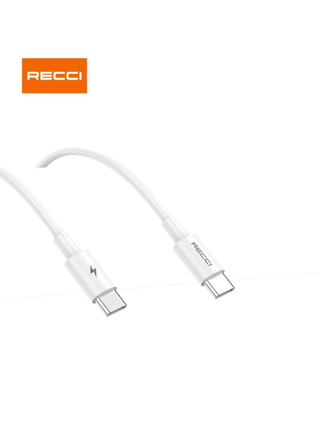 ريتشي شاحن Recci RC106E بقوة 25 وات بتقنية GaN مع كابل Type C إلى Type C - Image 5