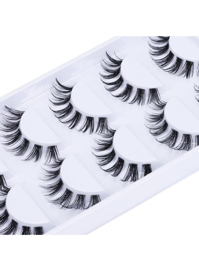 DSLONG Cluster Lashesdiy Lash Extensions Individual Lashmanga Lashes Natural Look Clear Band Anime Lashes60 Clusters Volume Lashes Set Individual Eyelash Extensions (A02) - Image 4