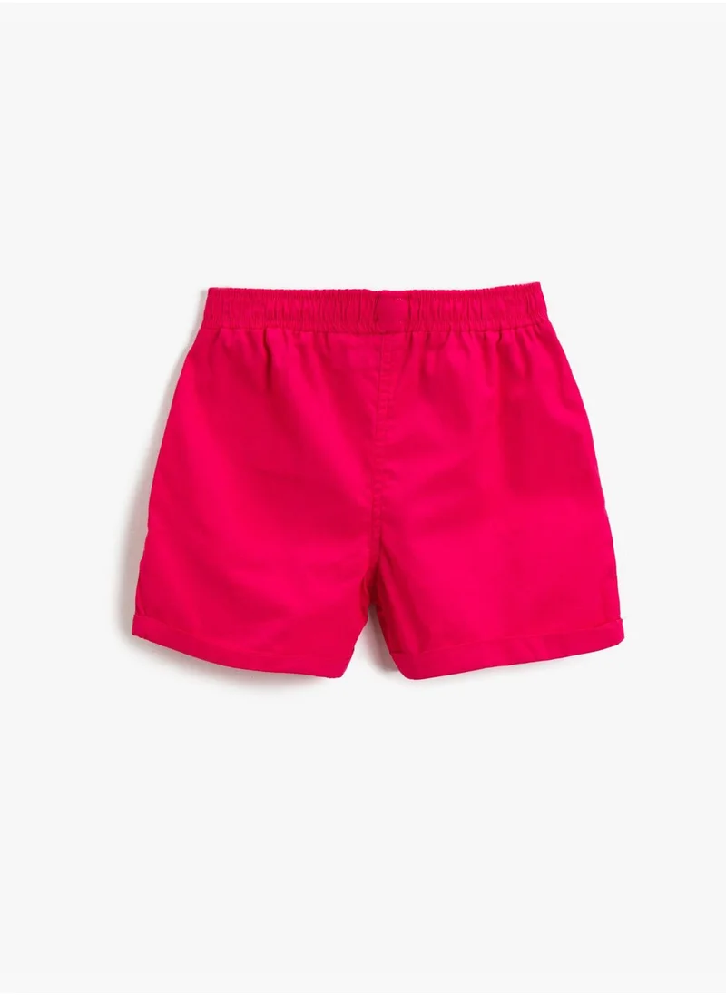 كوتون Pocket Shorts Cotton