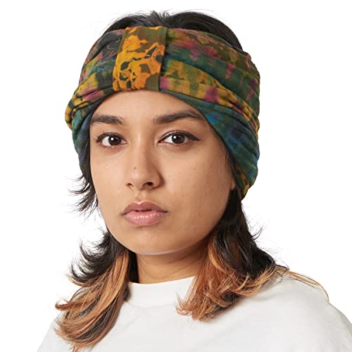 CHARM Hippie Headband Womens Turban - Boho Bandana Hair Wrap Men Head Band Scarf C - Image 1