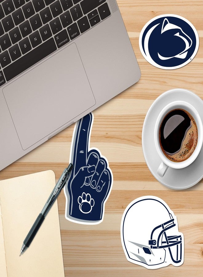 GRAPHICS & MORE Penn State University 10ct Vinyl Sticker Pack – Large Waterproof Nittany Lions, Paw Print, Helmet & Mascot Decals for Laptops, Water Bottles, Tablets, Scrapbooks, Vehicles & More - Image 5