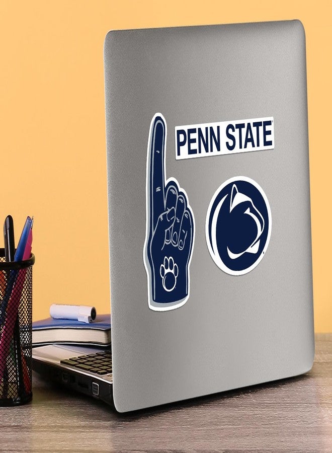 GRAPHICS & MORE Penn State University 10ct Vinyl Sticker Pack – Large Waterproof Nittany Lions, Paw Print, Helmet & Mascot Decals for Laptops, Water Bottles, Tablets, Scrapbooks, Vehicles & More - Image 3