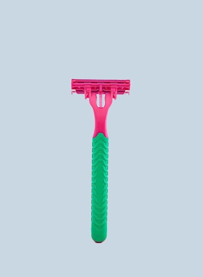Canly Canly Women's Razor with Moving Head and Aloe Vera Gel Bar - 4 Pieces - Image 2