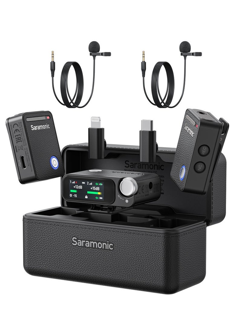 Saramonic Ultra-03 2-Person Wireless Microphone System with Timecode with Lavalier Mics - Image 1