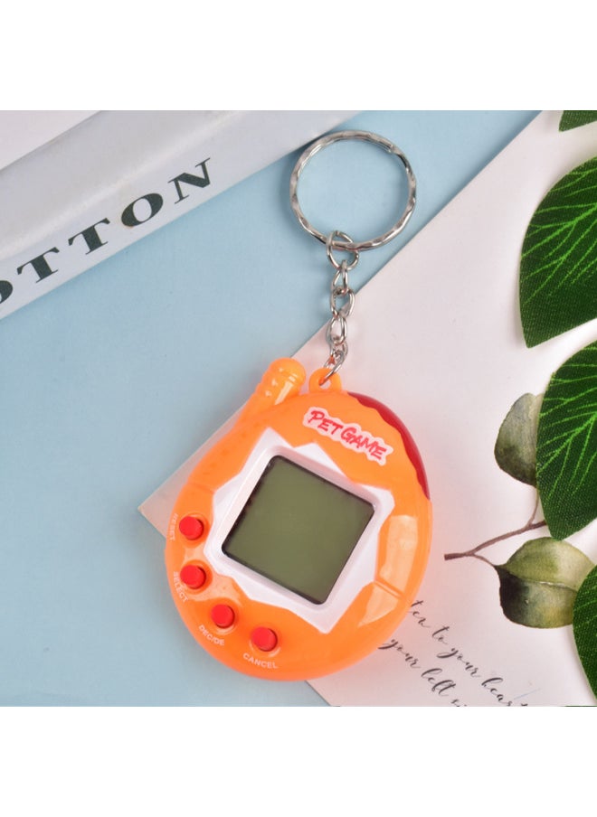 Electronic Pet Machine To Develop Pet Game Machine Strange Handheld Mini Virtual Pet Electronic Machine-Color:Solid Yellow (26g With Instructions)  - Image 1