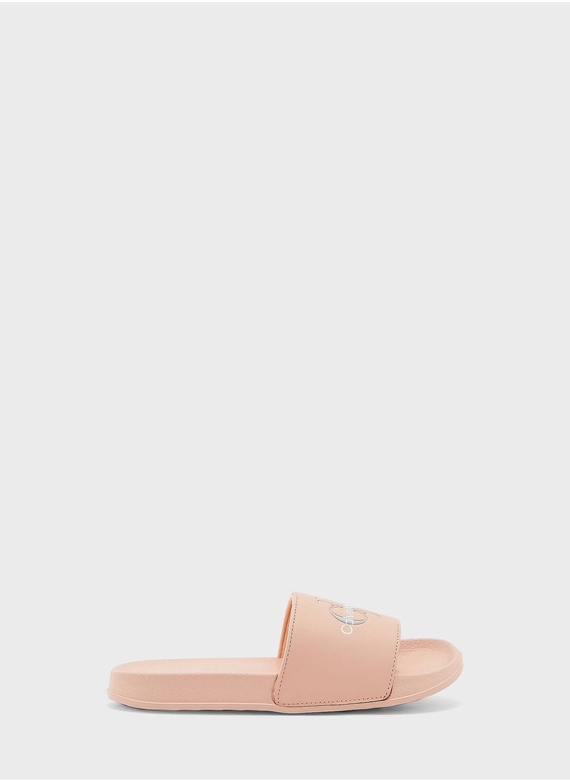 Calvin Klein Jeans - Youth Logo Slides - Image 1
