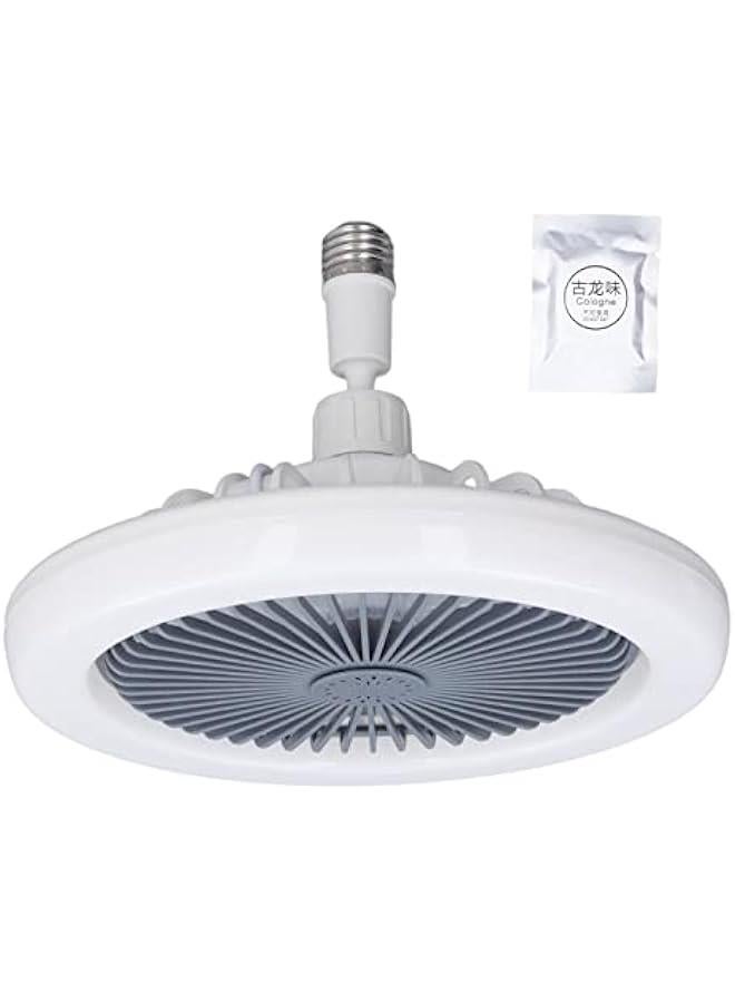 Ceiling Fan Light, Mini LED Ceiling Fan Lamp, Adjustable Lighting Fan with E27 Lamp Base, Ceiling Lights, with AromatherapyTablet, 85-265V - Image 1