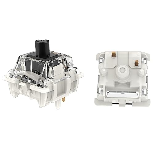 GATERON G Pro 3.0 Switches Pre-lubed 5 pinS RGB Linear for Gaming Mechanical Keyboard (Brown, 35PCS) - Image 1