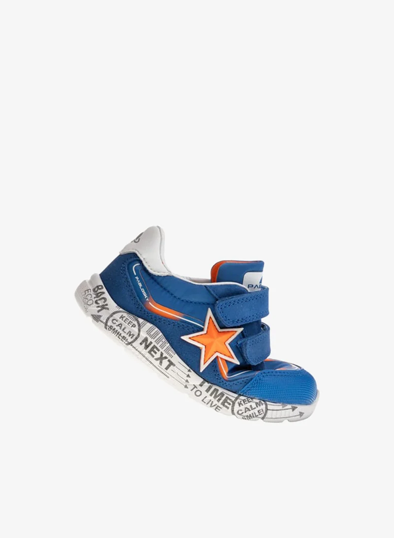 Pablosky Boys Panelled Casual Shoes With Hook And Loop Closure