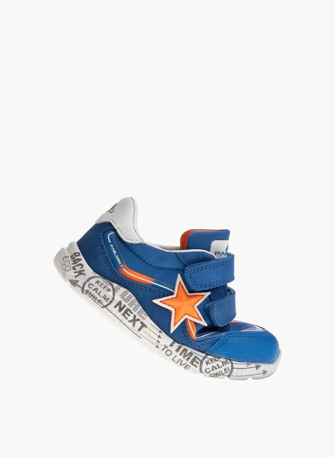 Pablosky Boys Panelled Casual Shoes With Hook And Loop Closure