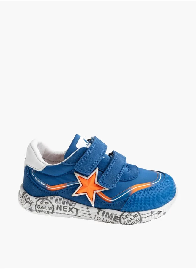 Pablosky Boys Panelled Casual Shoes With Hook And Loop Closure