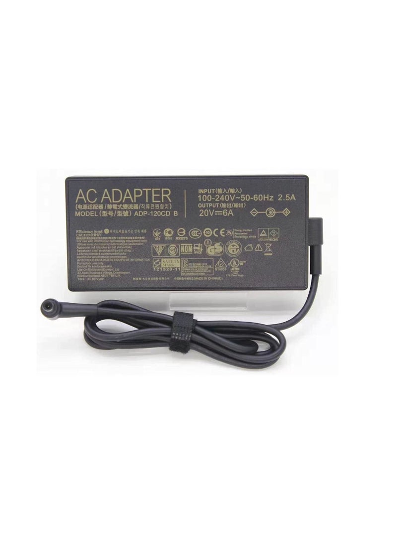 CSF 20V 6A 120W 6 0MM 37MM AC Charger ADP-120CD B Compatible with ASUS ZenBook A17-120P2A UX534FT Q537 UX534FT Q546FD Q546F Q547FD Q537FD Q547F 