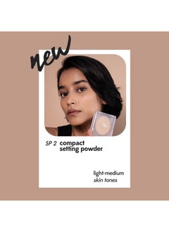 Ruby's Organics Compact Setting Powder Matte Finish Poreless With Spf For Women All Skin Types,Face Makeup,Controls Oil,Conceals&Radiant Skin,Natural,Cruelty,Vegan&Paraben Free - Shade Sp2,9G,Beige  - Image 4