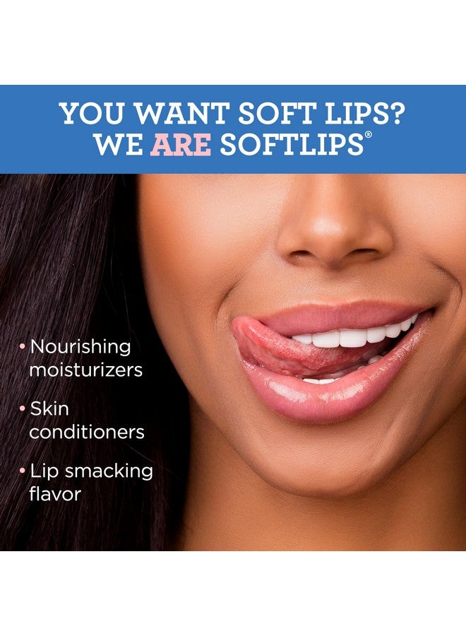Softlips Daily Lip Moisturizer For Very Dry Lips With Spf, Pearl Tint & Vanilla Flavor Lip Balm, Hydrates, Soothes & Prevents Dry, Chapped Lips, Smooth Glide Formula, Dermatologist Tested, Pack Of 2 Chap Sticks - Image 2