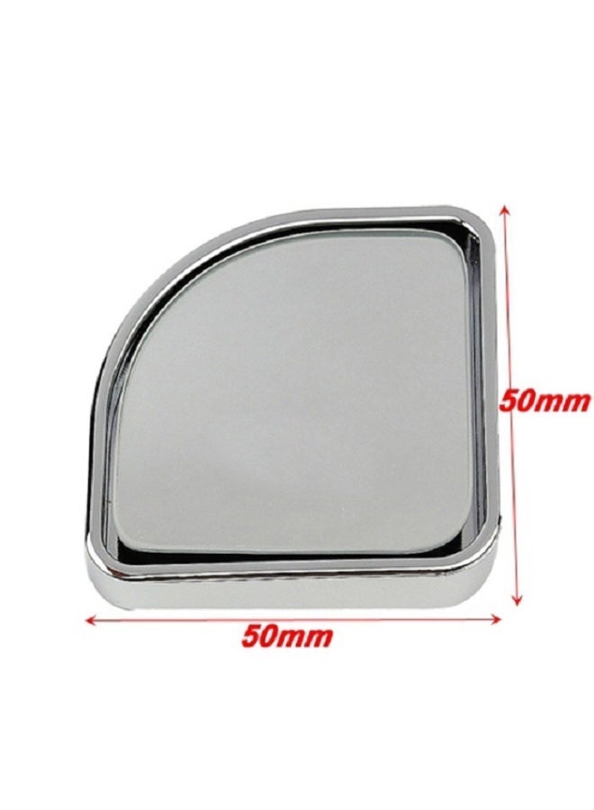 Pair of Auto Car Adjustable Push Rearview View Convex Mirror Wide Angle Sector Blind Spot Mirror - Image 3