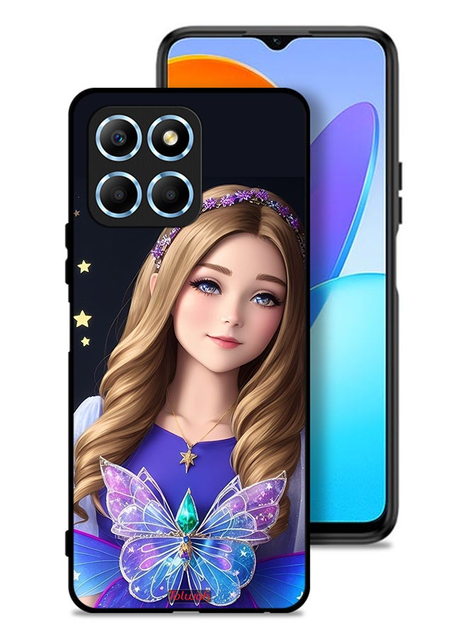 Tolwak Honor X8 5G Protective Case Cover Cute Butterfly Girl - Image 1