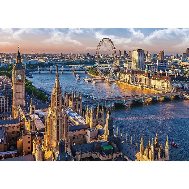 Trefl London 1000 Piece Jigsaw Puzzle Red 27x19 Print DIY Jigsaw Creative Fun Classic Puzzle for Adults and Children from 14 Years Old - Image 3
